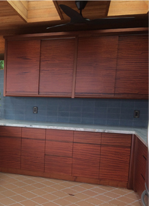 Custom cabinetry for outdoor kitchen in Santa Rosa.
